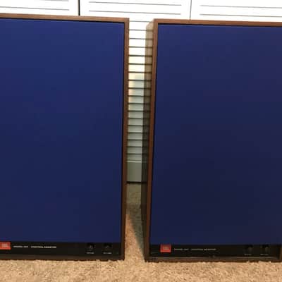 JBL 4311 Studio Monitors  1970's Walnut /blue image 2