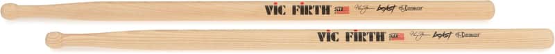 Immagine Vic Firth Corpsmaster Signature Snare Thom Hannum Beast Drumsticks (3-pack) Bundle - 1