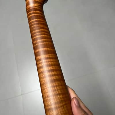 AAAAA Suhr Bone nut Roasted flame Maple Electric Guitar Neck Round stainless steel 22 frets satin Wheel truss rods 12inch image 9