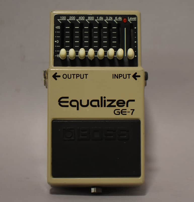 1990s Boss GE-7 Graphic Equalizer Effects Pedal Grey Taiwan image 1
