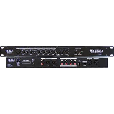 Rolls RM69 MixMate 3 6-Channel Mic/Line Mixer with Phantom Power