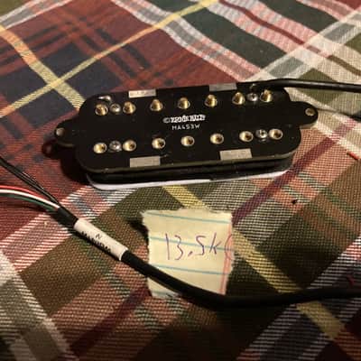 White & Gold Ernie Ball Music Man Steve Morse Signature 7-String Bridge Pickup image 3