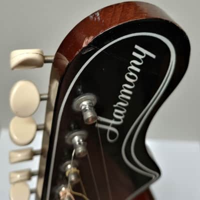 Harmony H168 1970 - Natural w/HS Case image 17