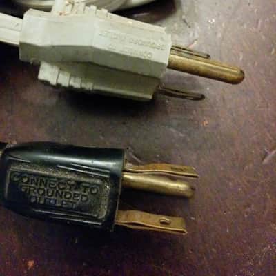 Victor Wollensak Revere 3M Early Grounded Equipment Cord Power Cable Vintage Oval 163 PH163 Belden 1 image 4