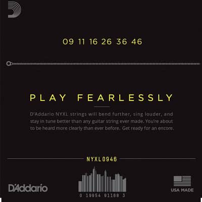 NYXL0946 09/46 Super Light Top / Regular Bottom D'Addario image 7