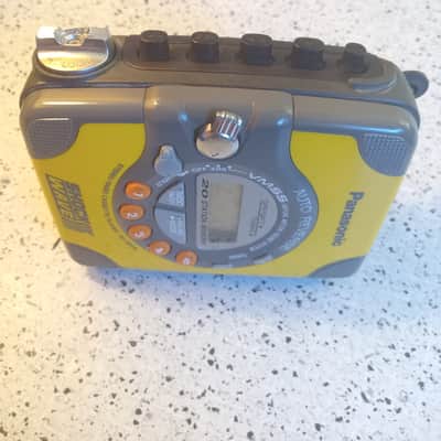 Panasonic RQ-SW20 Portable Cassette Tape Player Walkman Yellow Vintage 80s 80s image 2