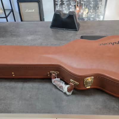 2014 Epiphone Joe Bonamassa Les Paul Standard Pelham Blue Limited Edition Signature Guitar Signed COA Gibson USA Burstbucker PAF pickups Lifton Case '59 1959 Neck Profile Long Tenon CASE QUEEN TIME CAPSULE image 5