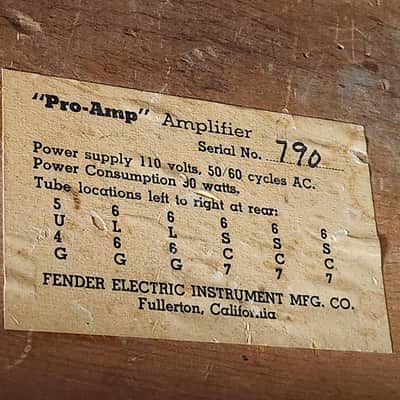 1949 Fender Pro Amp TV Front Re-tweed image 9