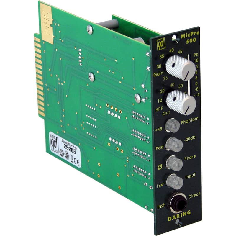 Daking MicPre 500 Series Mic Preamp Module image 2