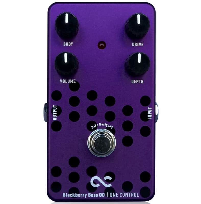 One Control Blackberry Bass Overdrive BJFe series Guitar Effects