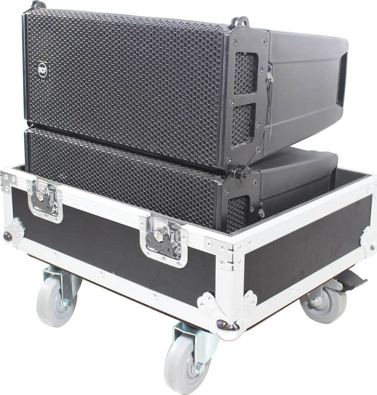 Line Array Flight Case for 2 RCF HDL6-A HDL26-A Speakers W/Wheels image 1