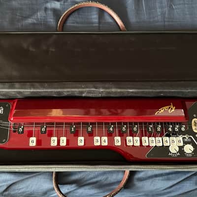 Suzuki Taishigoto Electric Zither 80s - Burgundy image 1