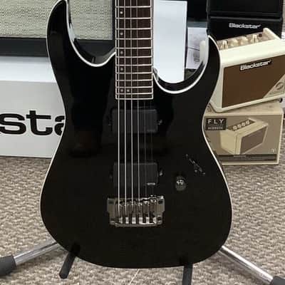 Ibanez RGIB21BK RG Iron Label Electric Baritone Guitar w/ EMG Tuned B-B Black image 1