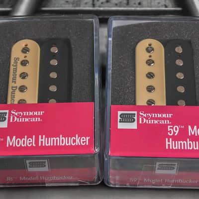 Seymour Duncan SH-4 JB SH-1N 59 Model ZEBRA 4 Conductor Humbucker Pickup Set
