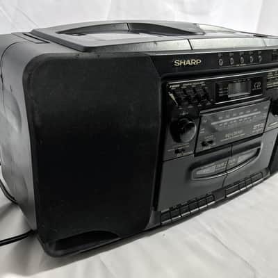 SHARP WQ-CH1500 Portable Boombox 5 CD Changer Stereo Radio Cassette Player - Tested 90's image 14