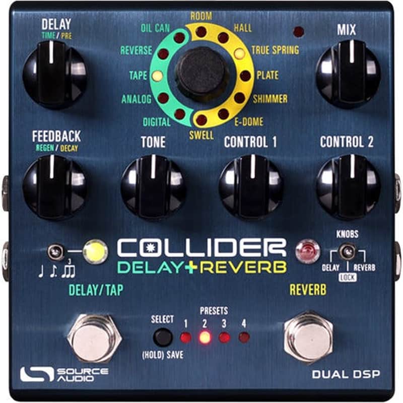 Source Audio Collider Delay + Reverb Pedal