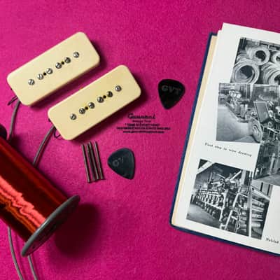 General Vintage Tone NOS Wire Ltd. "Mis 50's LTD" P90 Soapbar Pickup Set – CAB Cream Covers image 10