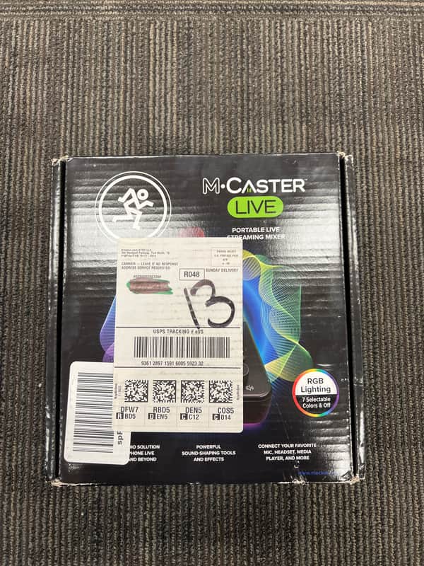 Mackie M-Caster Live Portable Live Streaming Mixer 2022 - Present - Black image 1