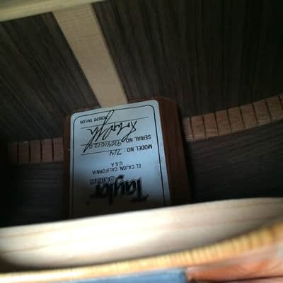 Taylor 714 1997 Natural Cedar image 12