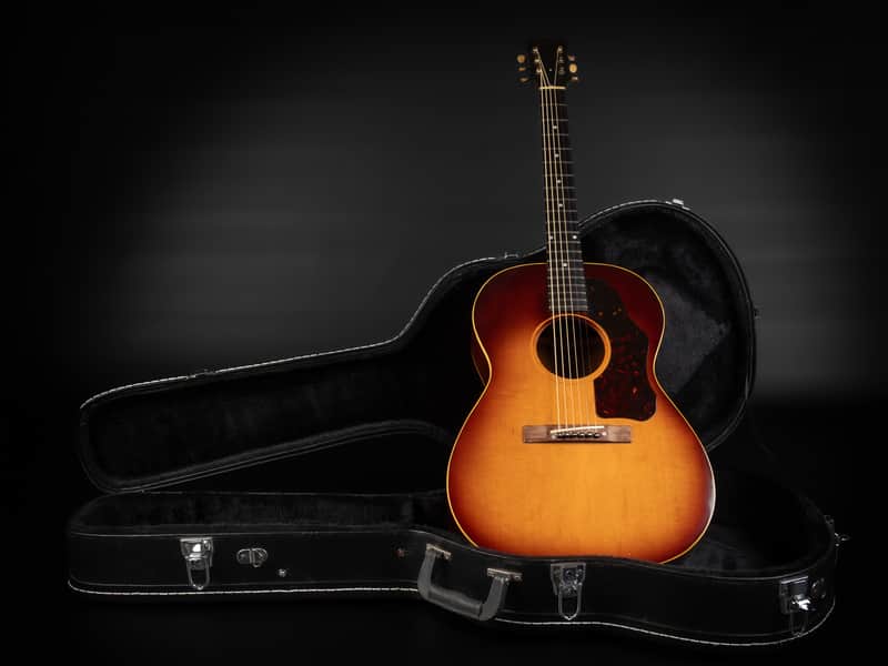 1962 Gibson LG-1 - Sunburst | USA Kalamazoo Vintage All Solid 00 Acoustic Guitar 42.8mm Nut Width | Case