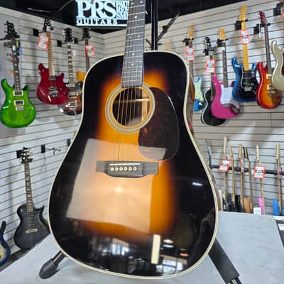 Martin D-28 Acoustic Guitar - Sunburst w/OHSC + FREE $299 Plek & Setup #026 image 6