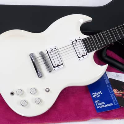 2013 Gibson SG Baritone Rare Limited Edition - Alpine White - Original Case & Paperwork - 27" Scale image 6