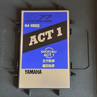 Yamaha SY77 VOICE DATA CARD SHOFUKU ACT1 VC7701 image 3