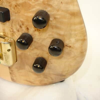 Spector Euro 4 LX 4-String Electric Bass Guitar, Poplar Burl Natural Gloss w/ Bag image 5