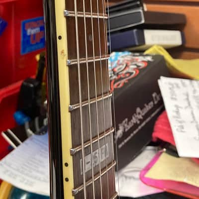 ESP LTD H-251 FM in See-Thru Black w/EMG P/Us image 10
