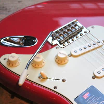 FENDER "NEW MODEL American Professional Classic Stratocaster Faded Dakota Red" GIGBAG, PAPERS, 3, 48 KG image 6