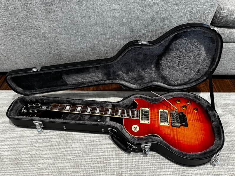 Epiphone Les Paul Plush Top Pro/Fx w/ Floyd Rose 2010 - Sunset Burst image 1