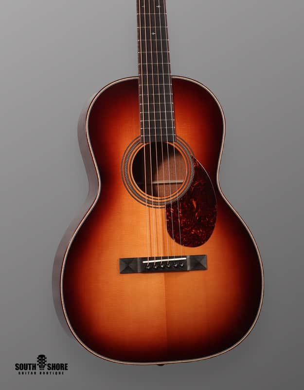 Huss and Dalton 00-SP Custom 2023 - Sunburst. Sinker Mahogany & Red Spruce. Snakewood Binding. NEW (Authorized Dealer) image 1