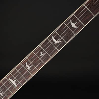 PRS SE Custom 24 Semi-Hollow Piezo in Charcoal Burst #G077552 image 5