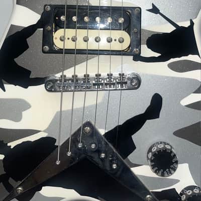 Dean Dimebag Dime O Flage ML 2020 - Present - Camoflage with fitted featherweight case image 5