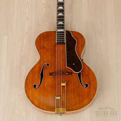 1941 Epiphone DeLuxe Pre-War Vintage Archtop Acoustic Guitar Blonde w/ Case image 2