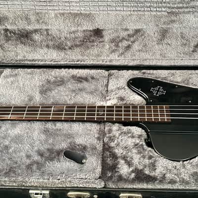 Epiphone Goth Thunderbird IV Bass Guitar 2008 - Matte Black image 11