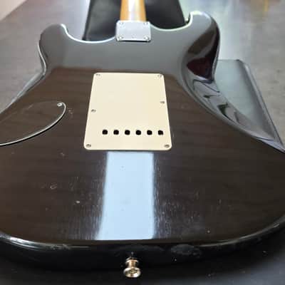 1989 Fender Stratocaster US Plus Black Custom Active Tone Circuit Lace Sensor Pickups Sperzel Locking Tuners American Vintage 80s 90s USA Guitar Deluxe Hard Case 89-1990 image 11