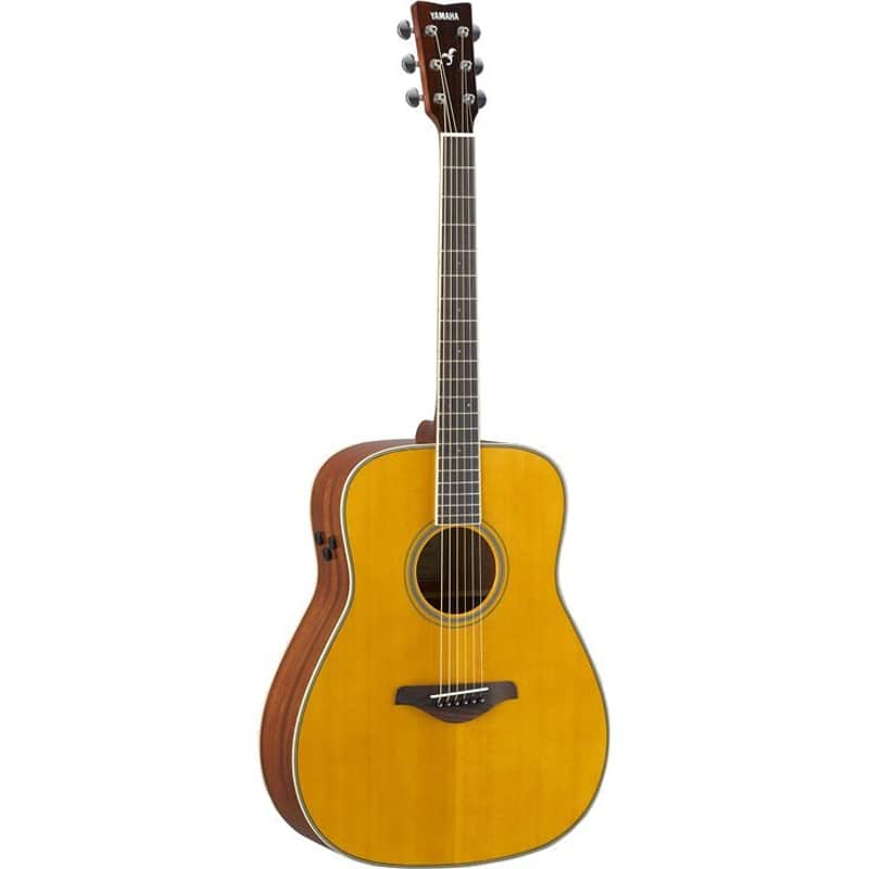 Yamaha FG-TA TransAcoustic Acoustic-Electric Guitar - Vintage Tint image 1