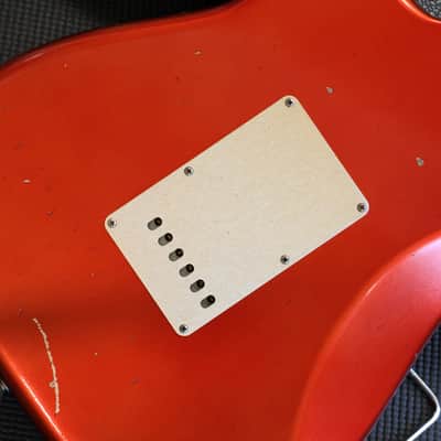 Minty! 2018 Fender Custom Shop Limited Edition Big Head Stratocaster Electric Guitar Aged Candy Apple Red + COA OHSC image 16