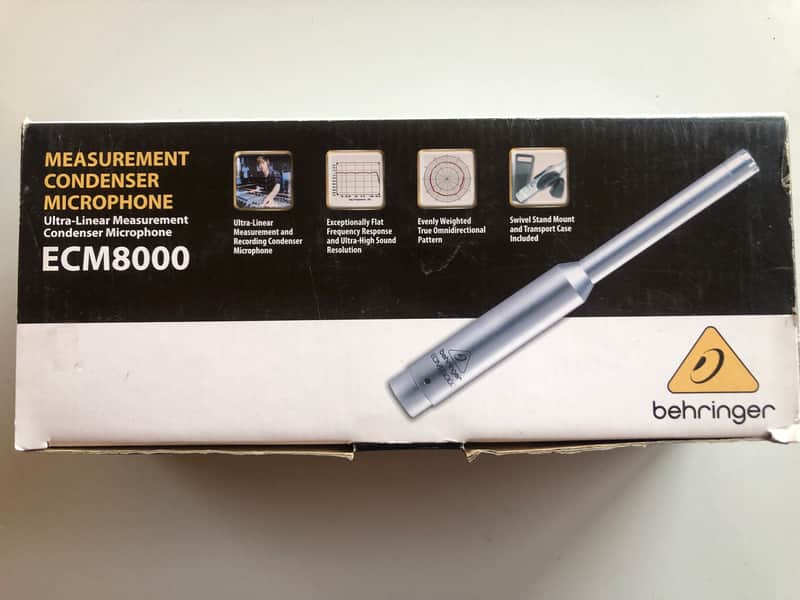 Behringer ECM8000 Omnidirectional Measurement Microphone 2001 - Present - Standard image 1