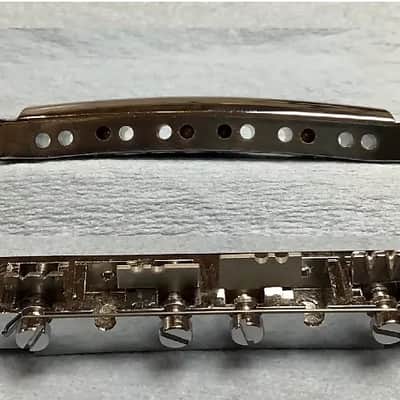 MORTone Tune o matic style guitar to mandocello conversion bridge and tailpiece image 1