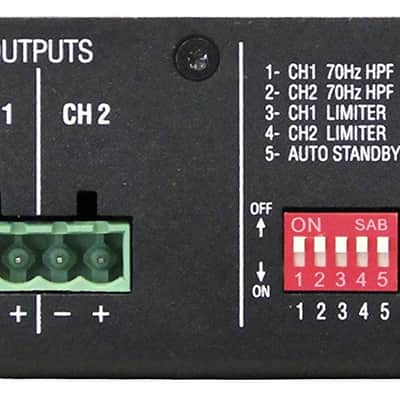 JBL Professional CSA2120 Commercial Series Two-Channel 120W Power Amplifier image 3