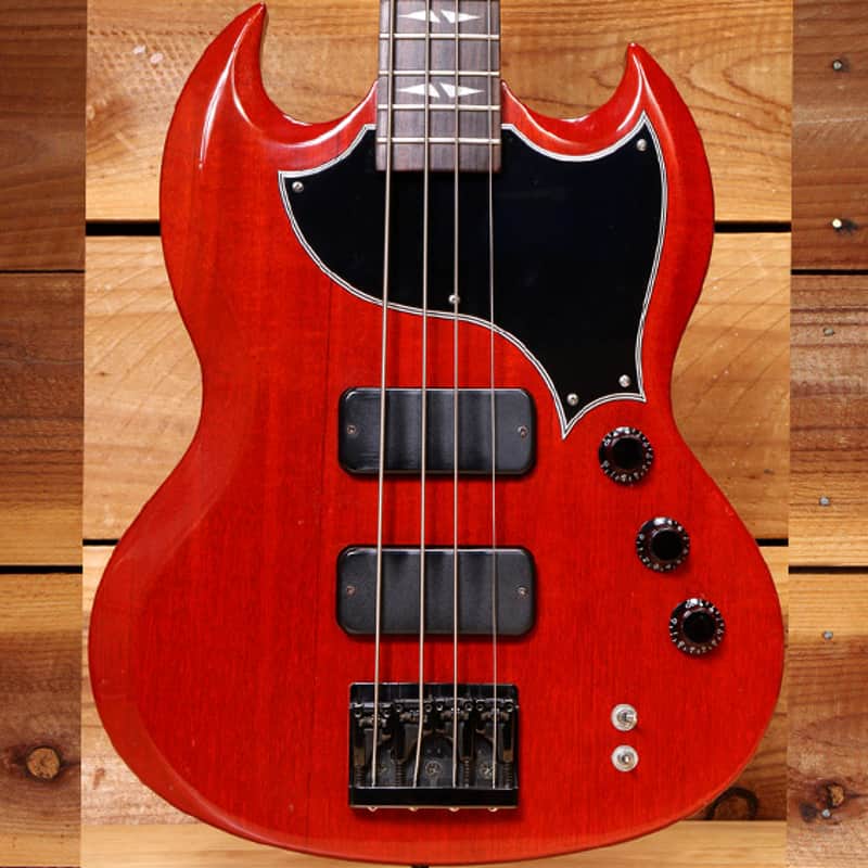 Gibson SG-Z Bass Cherry 2000 USA 4-String 7lbs, 4oz! + Case 30729 image 1