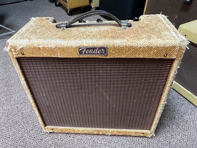 1957 Vintage Fender Tweed Princeton Combo Amp 5F2 image 1