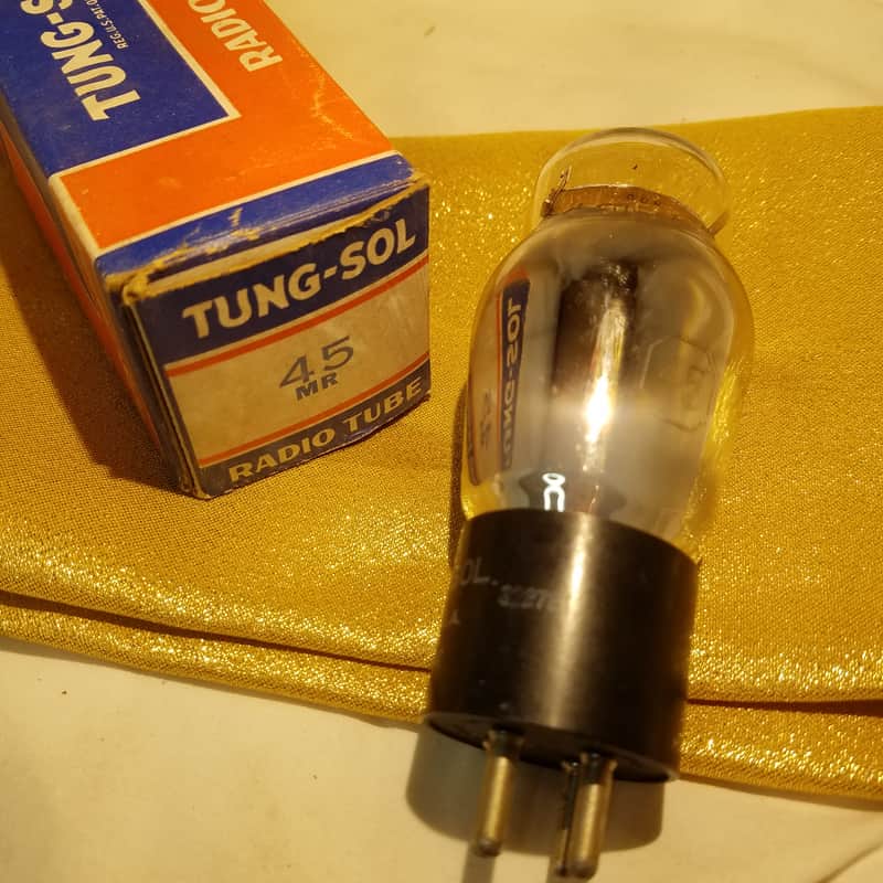 RCA etc. ONE (1) Type 45 Antique tNOS AT1000 TESTED Vacuum Tube UX245 245 Power Triode 1935-1947 image 1