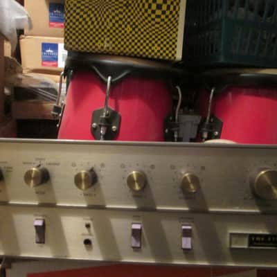 FISHER x100c 1964 stereo tube amp amplifier vintage phono image 2