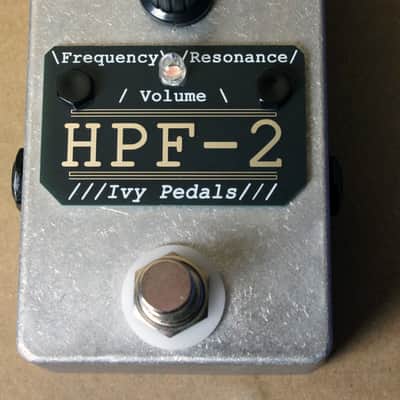 Ivy Pedals HPF-2 analog high-pass filter - Silver/Black 2026 image 4
