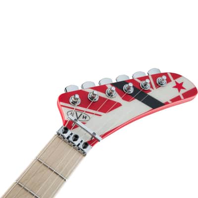 EVH Striped Series 5150™, Maple Fingerboard - Red, Black and White, 5107902515 image 9