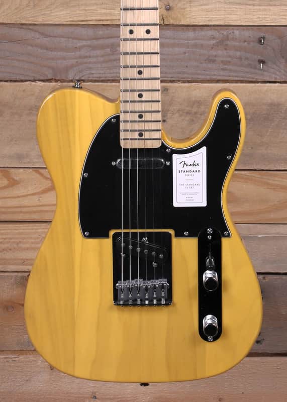 Fender Standard Telecaster Electric Guitar Butterscotch Blonde image 1