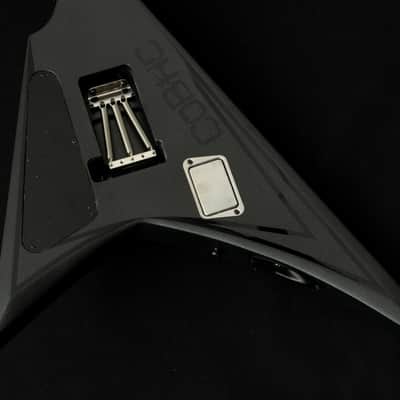 ESP EDWARDS E-ALEXI BLACKY w/ESP GB-30V -Metallic Black Satin with Gloss Black Pinstripe- 2025 #ED9040253 [Made in Japan][Children of Bodom Alexi Laiho] image 6